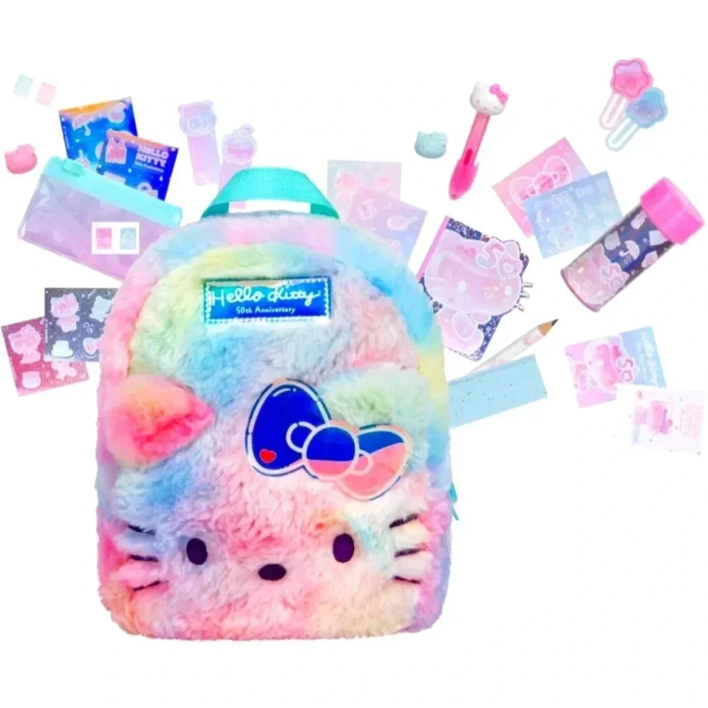 REAL LITTLES - Hello Kitty 50th Anniversary Big Backpack, Hello Kitty and Friend